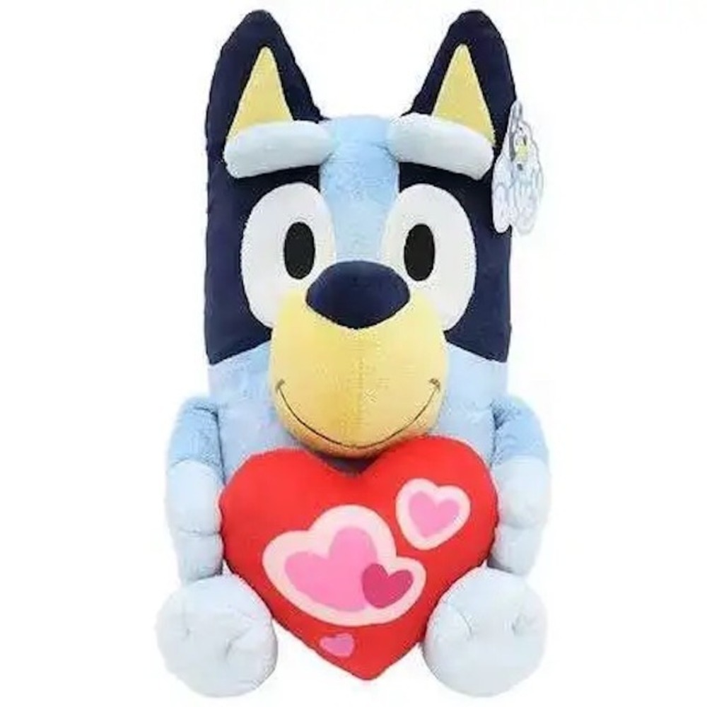Animal Adventure NWT Bluey Valentine's Day 5.5" Heart Plush 2025